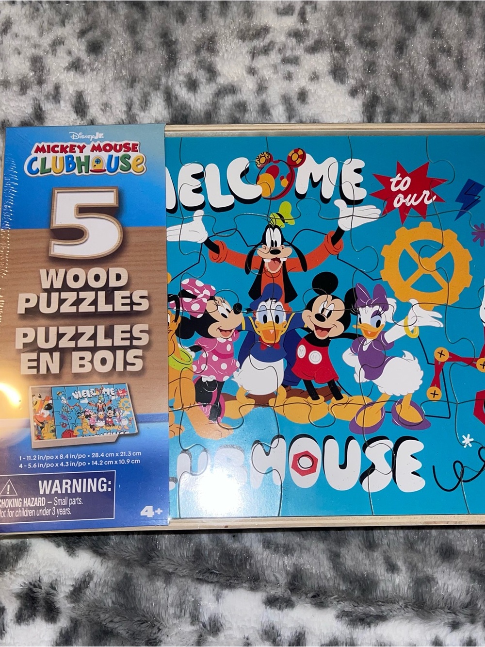 Spin master wood puzzle set